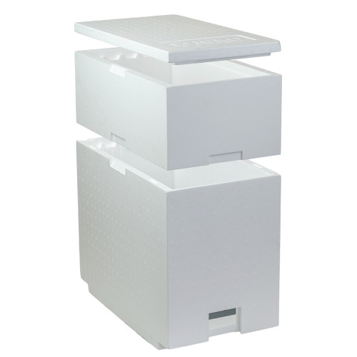 Haussette 5 cadres polystyrène pour ruchette polystyrène