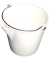 Seau plastique gradué avec bec verseur (10 L)