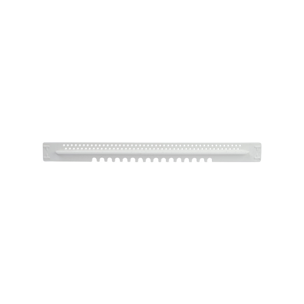 Porte d'entrée plastique blanche anti souris 8.5 mm Nicot