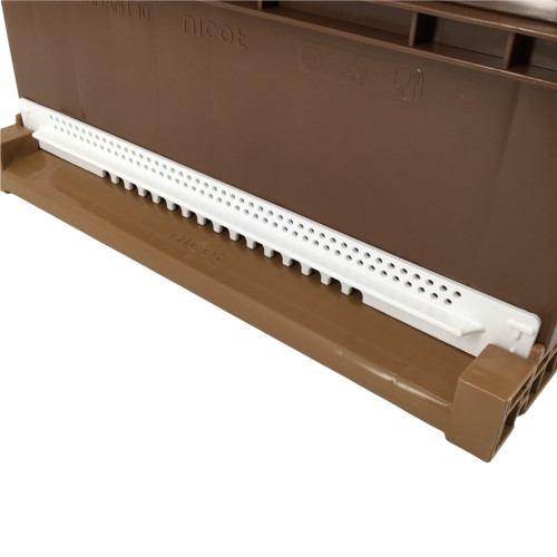 OCCASION Porte d'entrée plastique blanche anti souris 8.5 mm Nicot