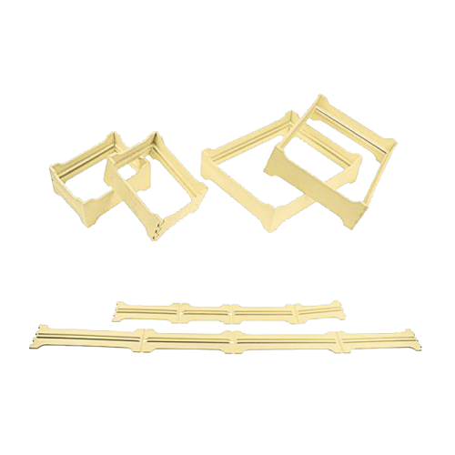 Section plastique pour miel en rayons