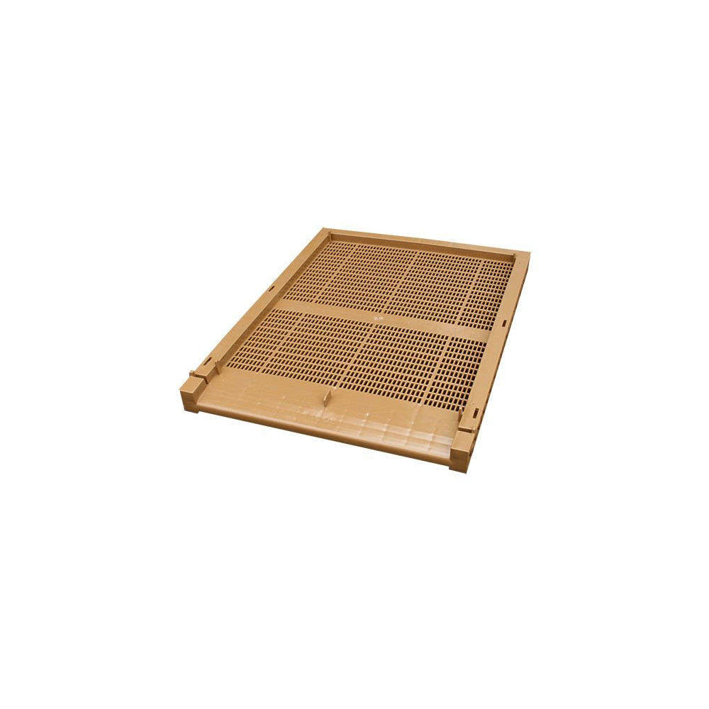Plancher ruche plastique 10 cadres anti-varroa Nicot