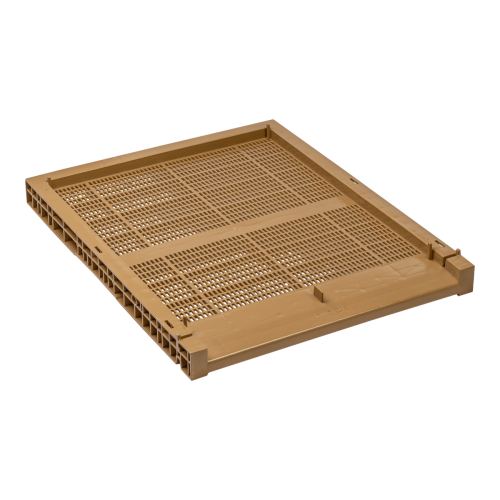 Plancher ruche plastique 10 cadres anti-varroa Nicot