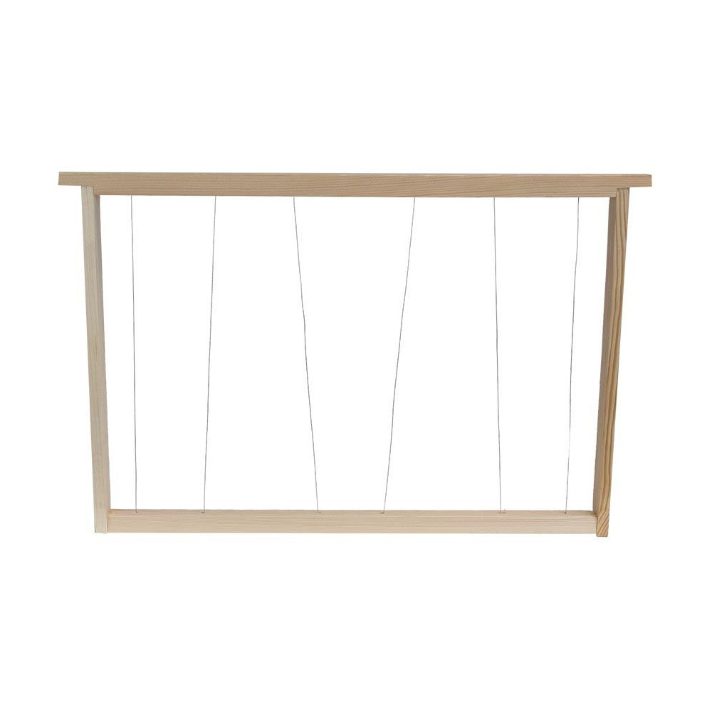 Cadre corps droit fils verticaux ruche Dadant