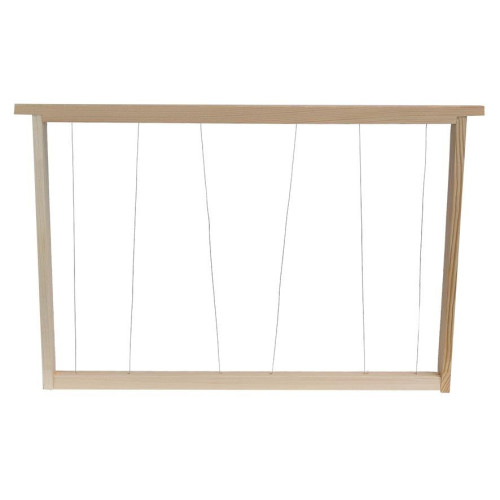 Cadre corps droit fils verticaux ruche Dadant