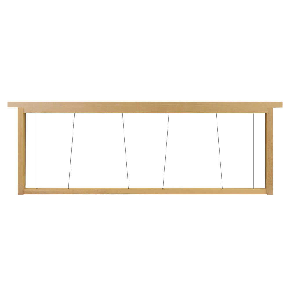 Cadre hausse droit fils verticaux ruche Dadant